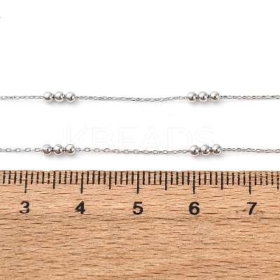 2MM Brass Round Ball Cable Chain Necklaces MAK-L045-01P-1