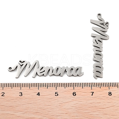 Non-Tarnish 201 Stainless Steel Pendants STAS-A090-28C-P-1
