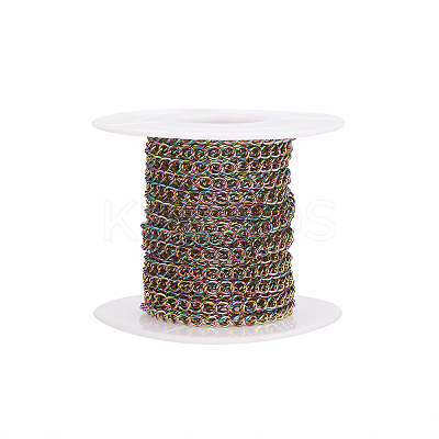 Ion Plating(IP) 304 Stainless Steel Curb Chains MP-TAC0010-01M-1