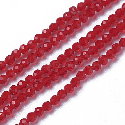 Glass Beads Strands G-F596-47D-2mm-1