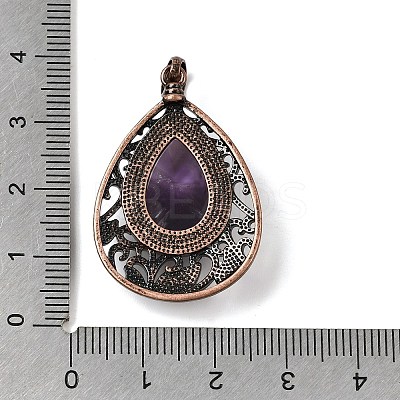 Natural Rose Quartz Pendants G-A297-05R-15-1