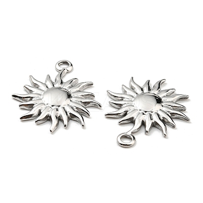 Non-Tarnish 304 Stainless Steel Pendants STAS-R124-05P-1