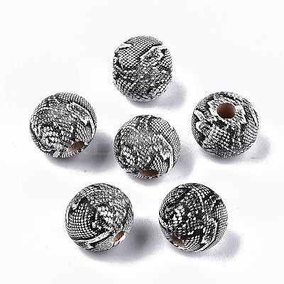 Natural Wooden Beads LS-X-WOOD-R270-08-1