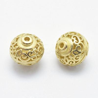 Brass Filigree Beads KK-K186-84C-RS-1
