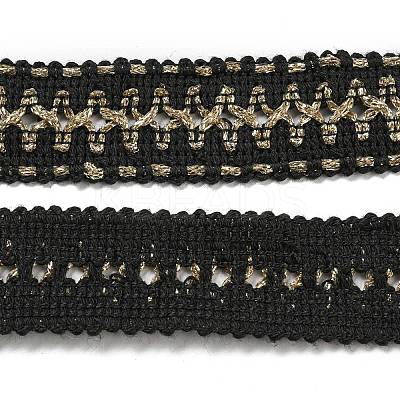 Polyester & Velvet & Paillette Ribbon OCOR-XCP0001-98-1