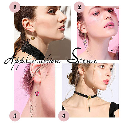 60Pcs 2 Style Surgical Stainless Steel Hoop Earrings Findings STAS-CN0001-03-1