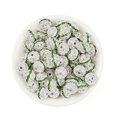 Brass Rhinestone Beads RB-H041-6-1