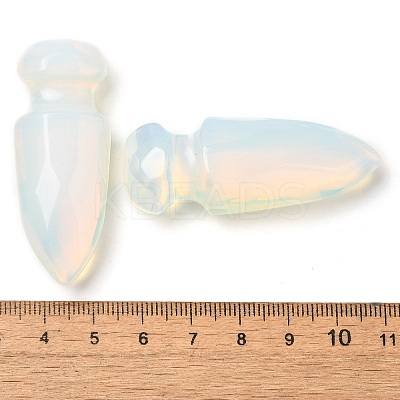 SyntheticOpalite Display Craved Sword Model Ornament DJEW-C019-02E-1