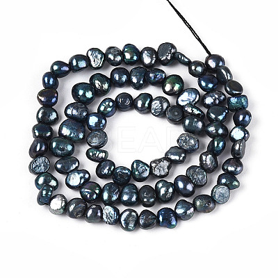 Natural Cultured Freshwater Pearl Beads Strands PEAR-P002-54A-1