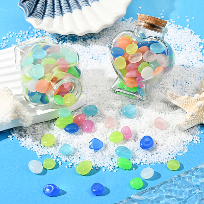 200g Luminous Acrylic Beads OACR-SP0001-79C-1