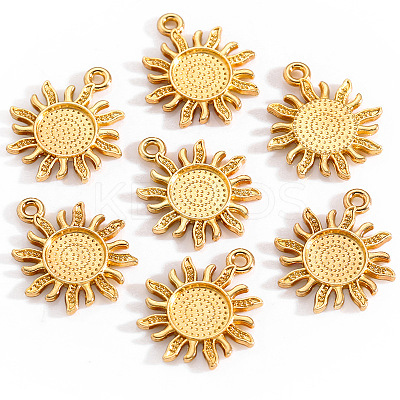 Alloy Pendant Cabochon Settings PALLOY-N183-04KCG-1