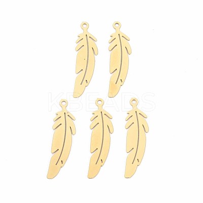 Rack Plating 201 Stainless Steel Pendants STAS-T057-51G-1