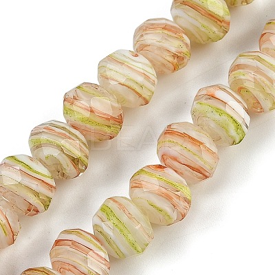 Handmade Lampwork Beads Strands LAMP-T007-13J-1