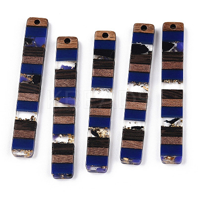 Translucent Resin & Walnut Wood Big Pendants RESI-TAC0017-47-A01-1-1