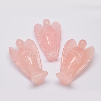 Natural  Rose Quartz Home Display Decorations X-DJEW-L009B-02-1