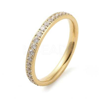 Ion Plating(IP) 304 Stainless Steel Rings RJEW-K268-06G-1