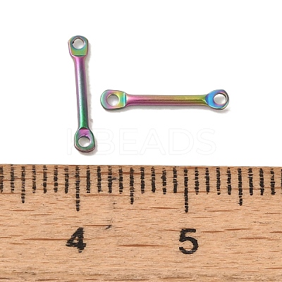 Ion Plating(IP) 304 Stainless Steel Connector Charms STAS-Q323-04C-MC-1