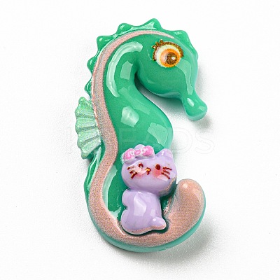 Cute Opaque Resin Cabochons LS-RESI-Q220-03B-1