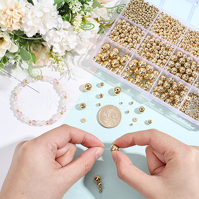 18040Pcs 6 Styles CCB Plastic Beads CCB-PA0001-25-1
