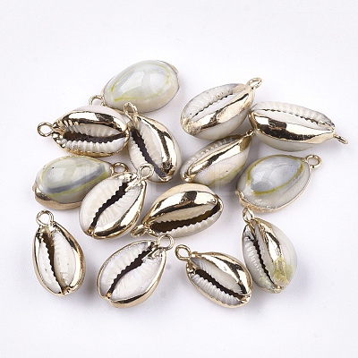 Cowrie Shell Pendants SSHEL-T005-13-1