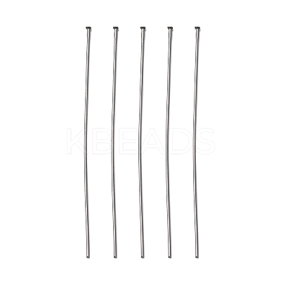 Tarnish Resistant 304 Stainless Steel Flat Head Pins STAS-R046-65mm-1