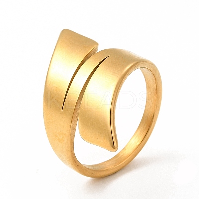 Ion Plating(IP) 304 Stainless Steel Finger Rings for Women Men RJEW-C049-08B-G-1