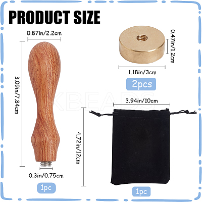 DIY Wax Seal Stamp Sets DIY-CP0010-27C-1