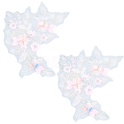 Polyester Embroidery Lace Sewing Ornaments DIY-WH2031-077A-01-1
