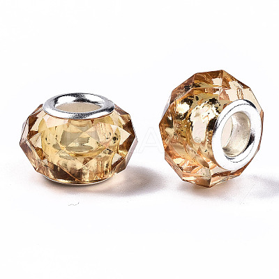 Transparent Resin European Beads LS-RPDL-T003-003-B09-1