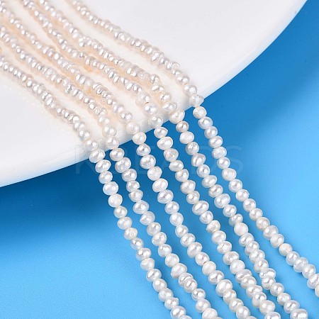 Natural Cultured Freshwater Pearl Beads Strands PEAR-T006-31-1