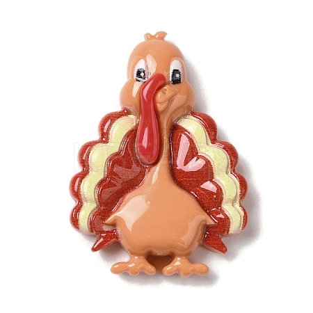 Cartoon Tribe Theme Opaque Resin Decoden Cabochons RESI-M043-01D-1