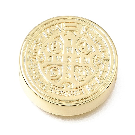 Religion Brass Beads KK-E802-23G-C-1