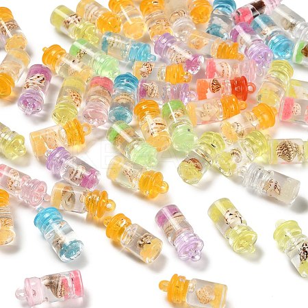 Luminous Epoxy Resin Pendants RESI-A042-01-1