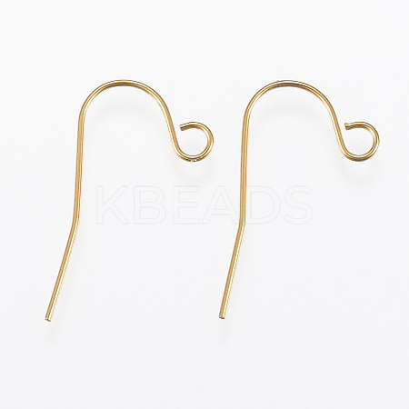 Ion Plating(IP) 304 Stainless Steel Earring Hooks LS-STAS-G170-12G-1