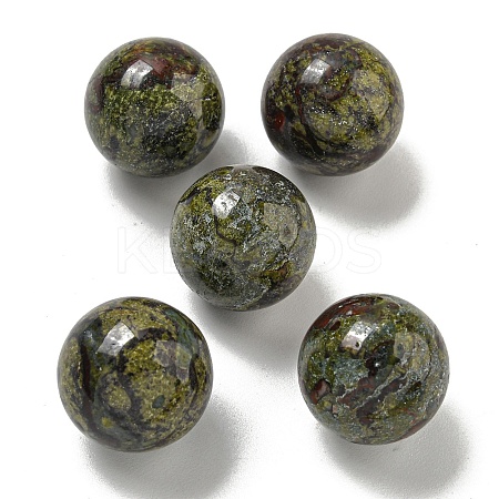 Natural Dragon Blood Round Ball Figurines Statues for Home Office Desktop Decoration G-P532-02A-15-1