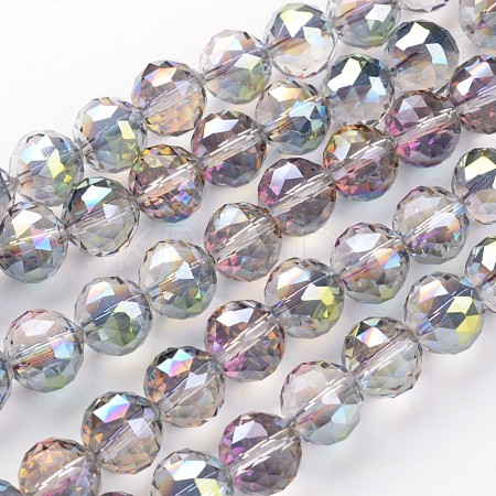 Electroplate Glass Bead Strands EGLA-J140-HP01-14mm-1