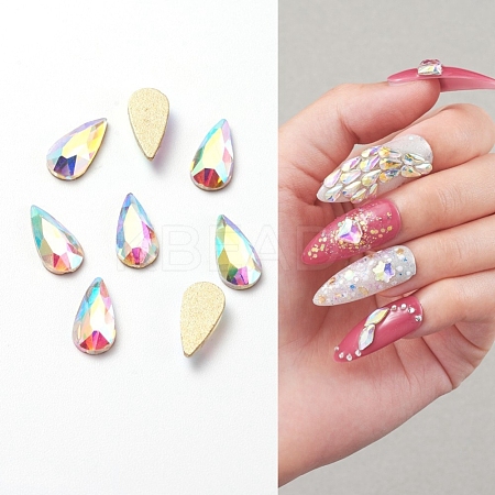 Glass Rhinestone Nail Art Decoration Accessories MRMJ-S035-04J-1