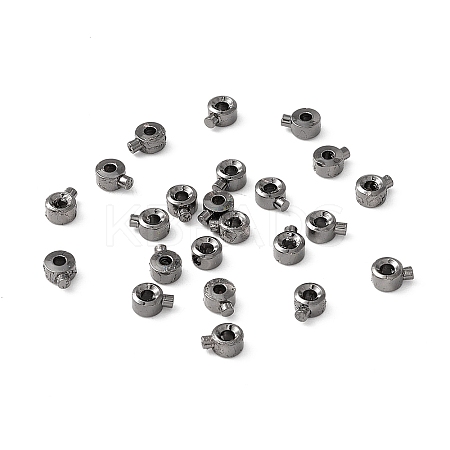 Brass Crimp Beads KK-E280-01B-1