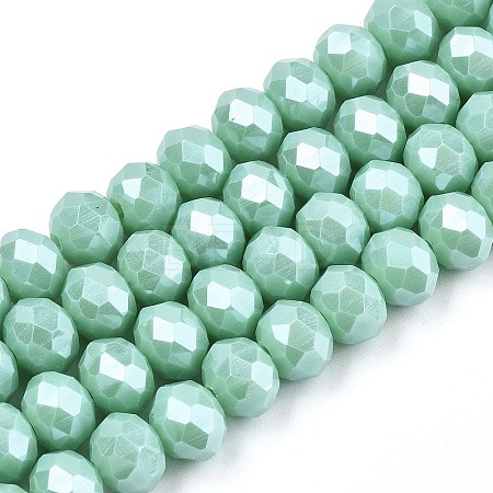 Electroplate Glass Beads Strands LS-EGLA-A034-P6mm-A20-1