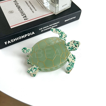 Turtle Cellulose Acetate Claw Hair Clips PW-WGF1A2F-03-1