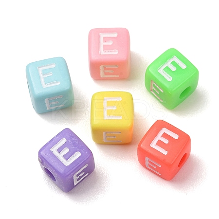 Opaque Acrylic European Beads AC-CBA7A73-01E-1