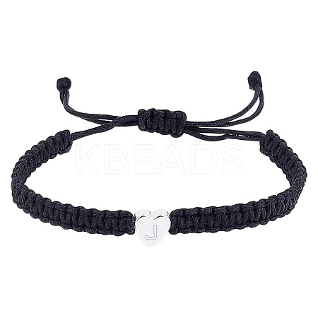 1Pc Adjustable Nylon Cord Braided Bracelets for Women Men BJEW-LP0001-34J-P-1