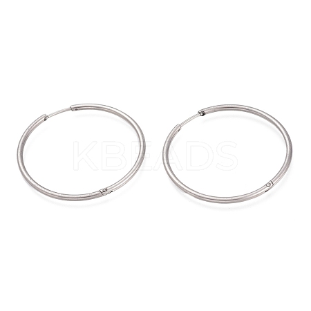 Tarnish Resistant 201 Stainless Steel Huggie Hoop Earrings EJEW-O095-02I-1