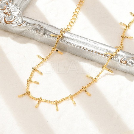 304 Stainless Steel Curb Chain Link Bracelets for Women BJEW-U023-06G-1