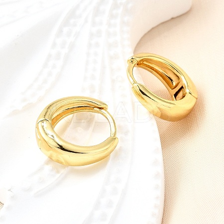 Brass Chunky Hoop Earrings for Women LS-EJEW-G297-20G-1