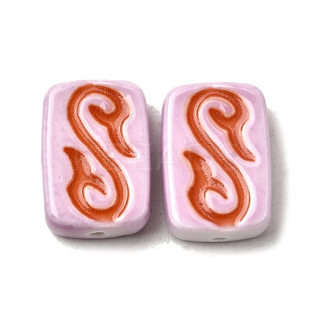 Handmade Porcelain Beads PORC-K010-02D-1