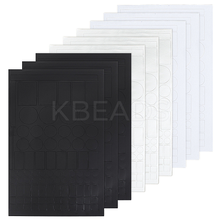 9Pcs 3 Styles PVC Waterproof Self-adhesive Stickers STIC-BC0001-08-1