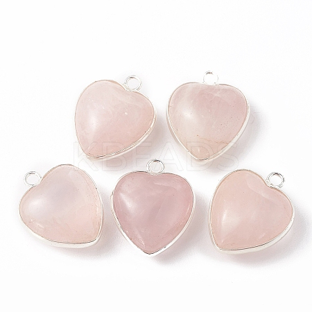 Natural Rose Quartz Pendants G-C005-01S-15-1