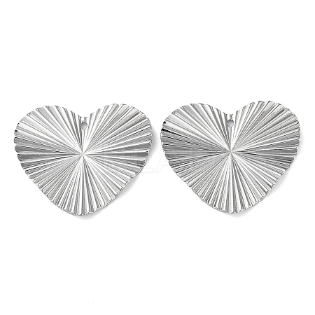 Non-Tarnish 304 Stainless Steel Pendants STAS-Q308-02P-1