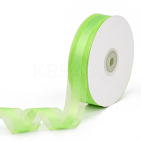 1Roll Solid Color Organza Ribbons ORIB-CY0001-02J-1